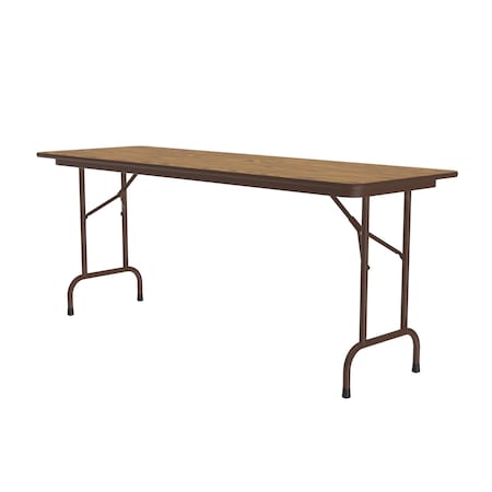 Correll CF Melamine Folding Tables 24x60 Medium Oak CF2460M-06